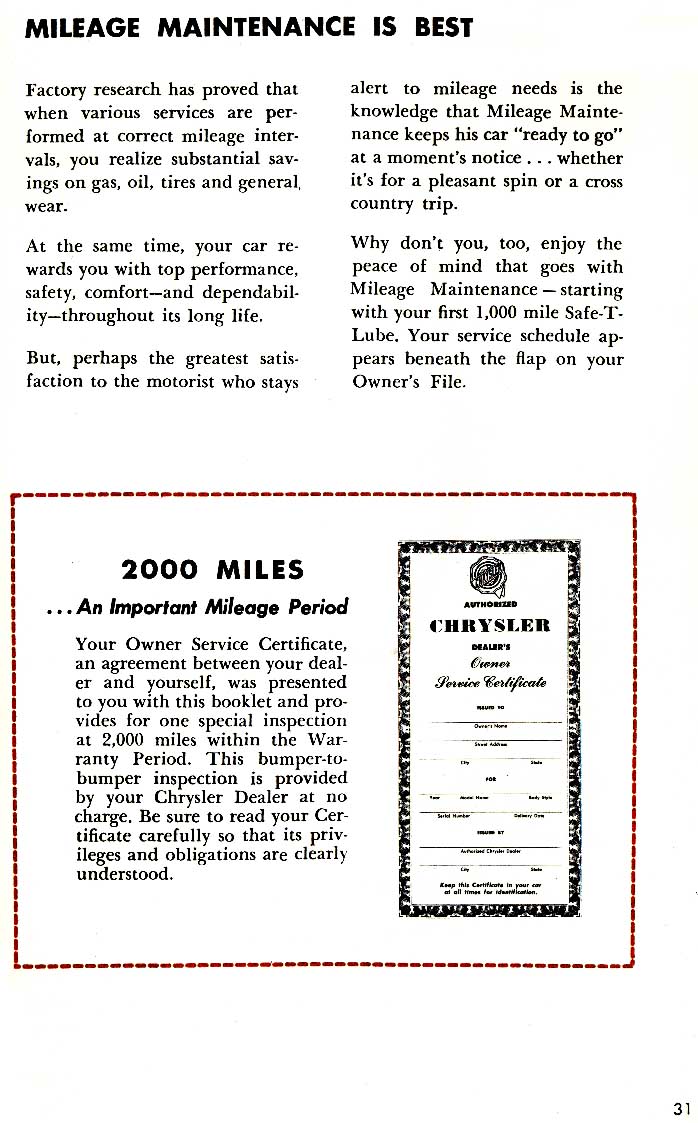 1958 Chrysler Imperial Owners Manual Page 21